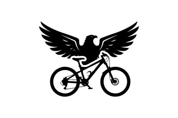 Download Black Eagle Wings Spread over Mountain B - Eagle wings spread Collection