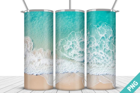 Download Tropical Sunset Beach Tumbler Wrap PNG - Beach tumbler wrap Collection