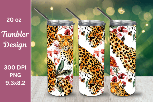 Download Leopard Tumbler Wrap – 20 Oz Sublimation - Premium Resources