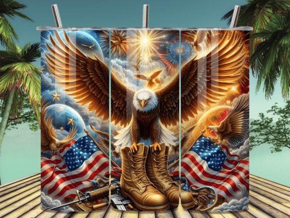 Download Eagle Wings Spread Boots Tumbler Wrap - Eagle wings spread Collection